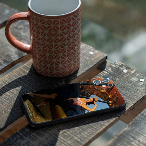 1940s Pin-Up On Stearman Biplane iPhone 11 Skin